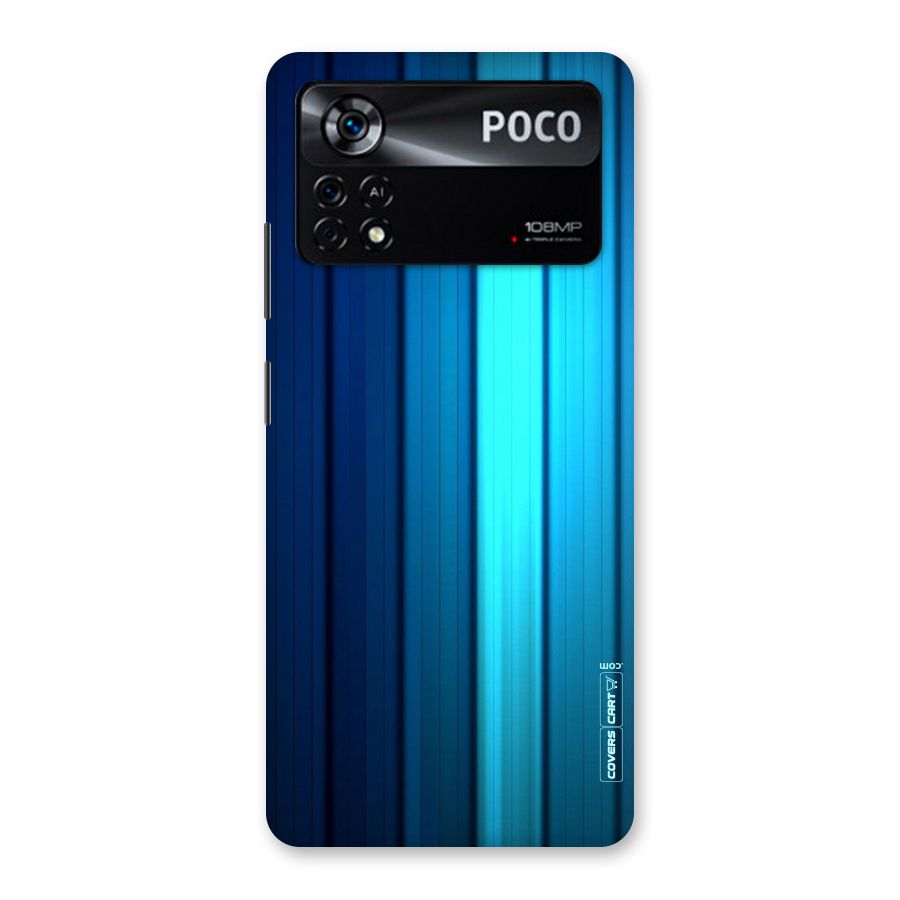 Blue Hues Back Case for Poco X4 Pro 5G