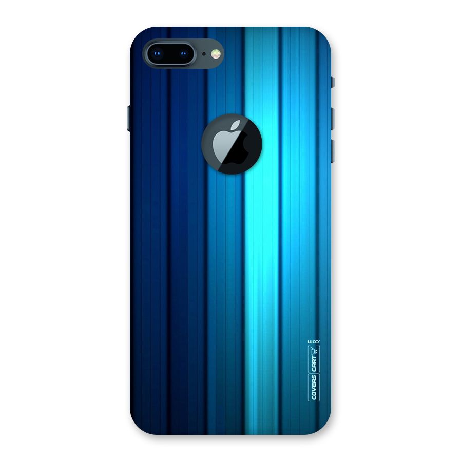 Blue Hues Back Case for iPhone 7 Plus Logo Cut