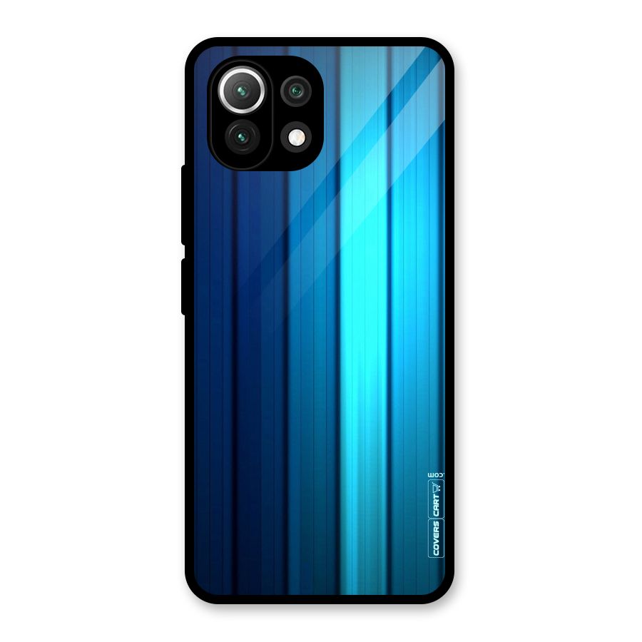 Blue Hues Glass Back Case for Mi 11 Lite