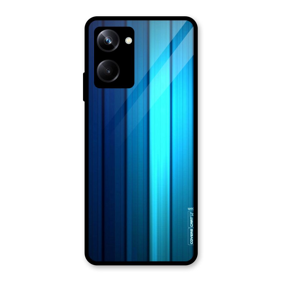 Blue Hues Glass Back Case for Realme 10 Pro