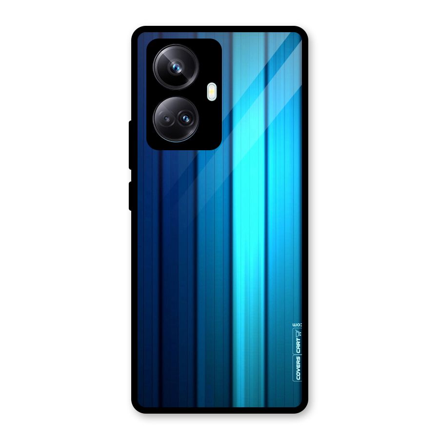 Blue Hues Glass Back Case for Realme 10 Pro Plus
