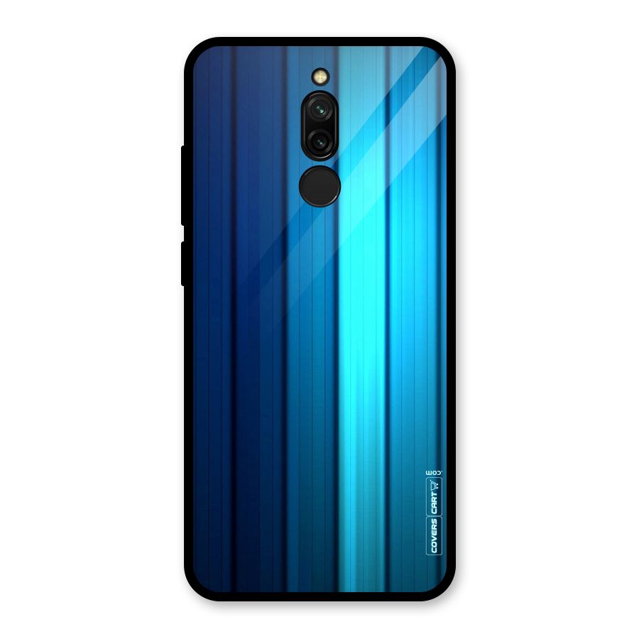 Blue Hues Glass Back Case for Redmi 8