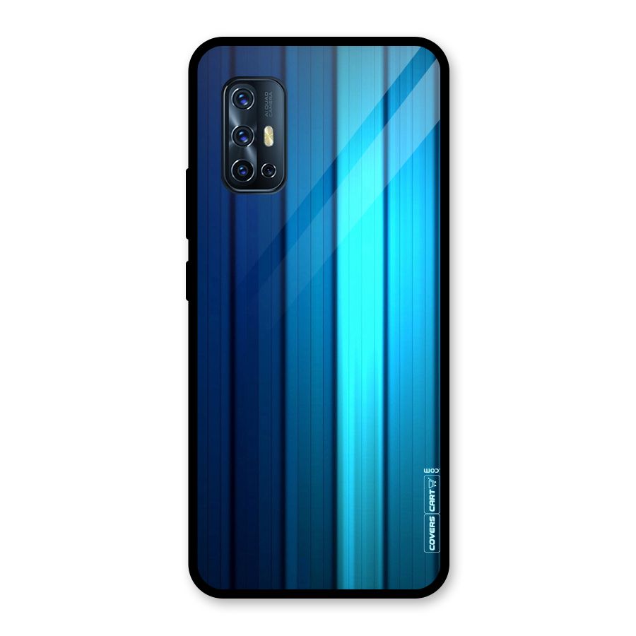 Blue Hues Glass Back Case for Vivo V17