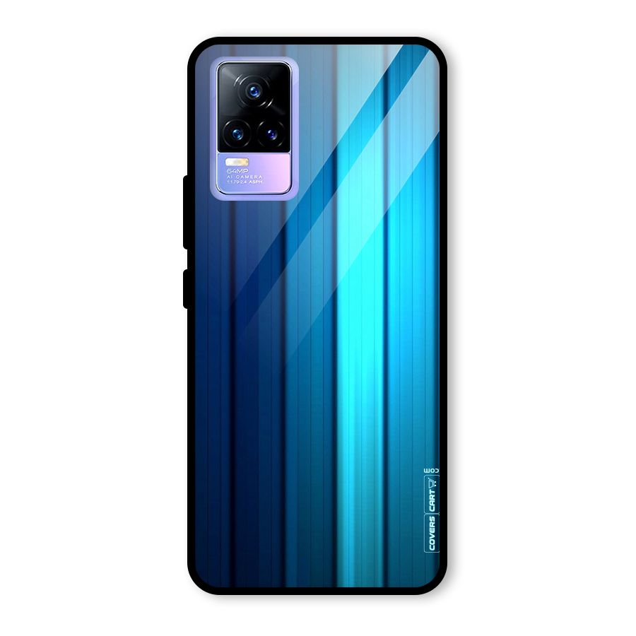 Blue Hues Glass Back Case for Vivo Y73