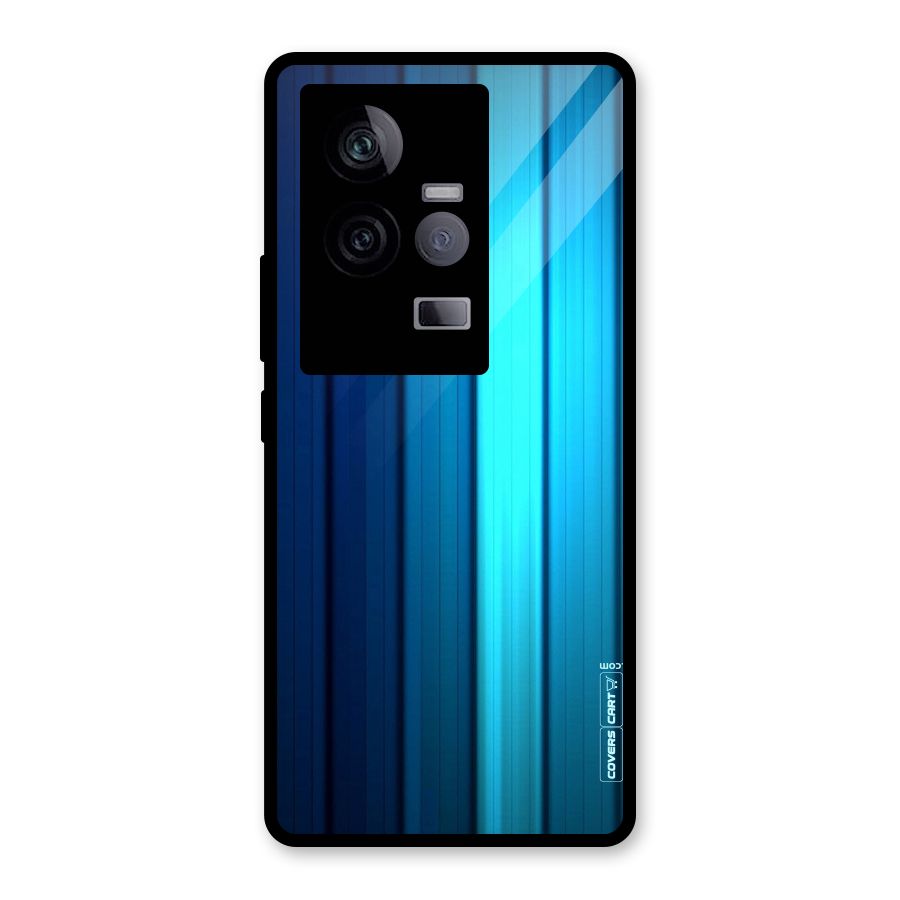 Blue Hues Glass Back Case for Vivo iQOO 11 5G