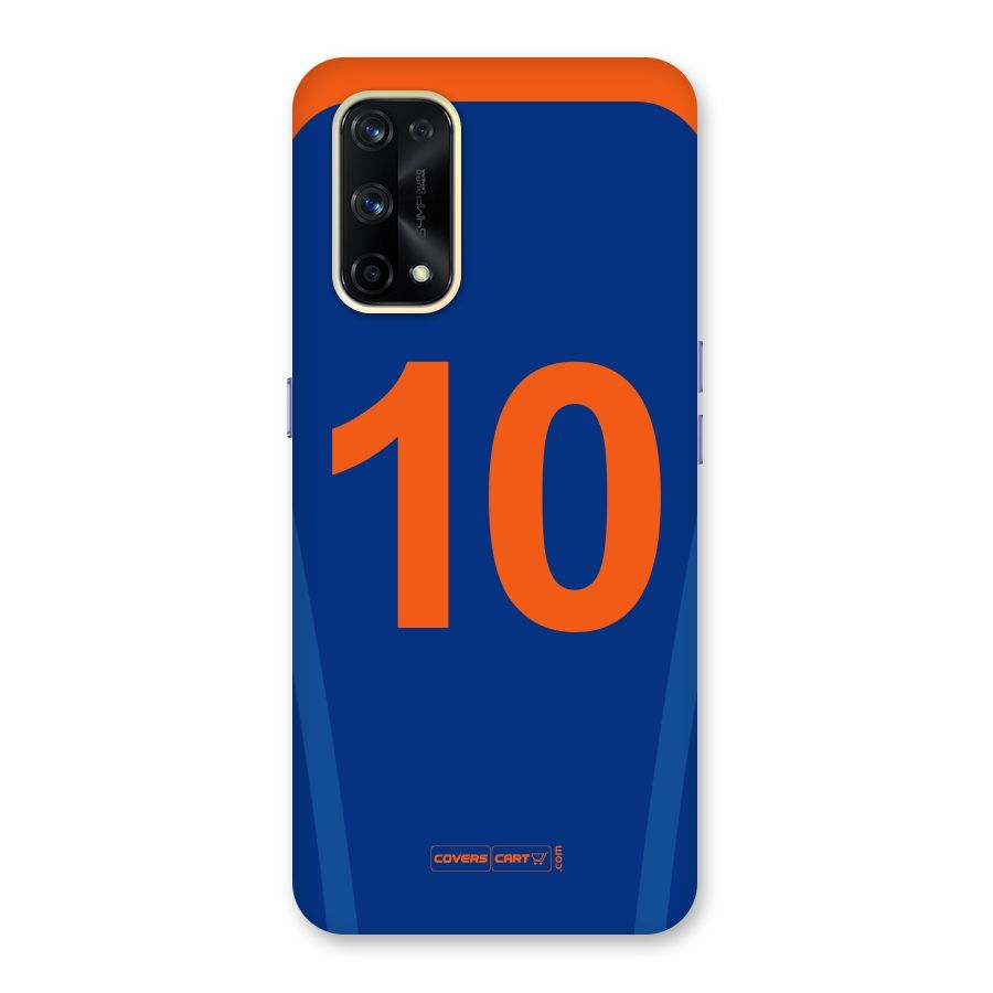 Blue Jersey Glass Back Case for Realme X7 Pro