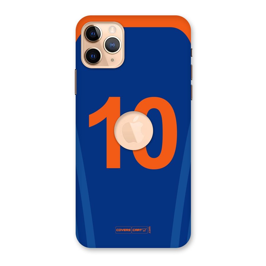 Blue Jersey Back Case for iPhone 11 Pro Max Logo Cut
