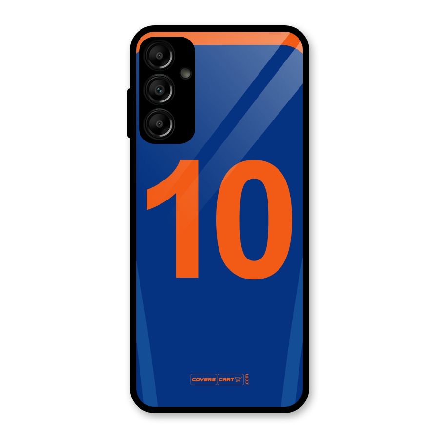 Blue Jersey Glass Back Case for Galaxy A14 5G