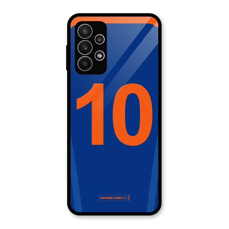 Blue Jersey Glass Back Case for Galaxy A23