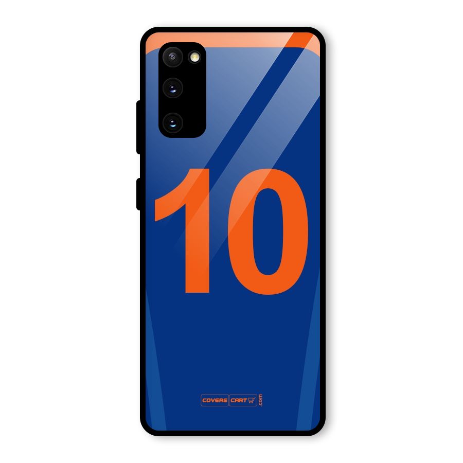 Blue Jersey Glass Back Case for Galaxy S20 FE 5G