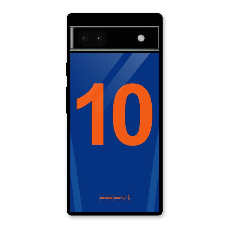 Blue Jersey Glass Back Case for Google Pixel 6a