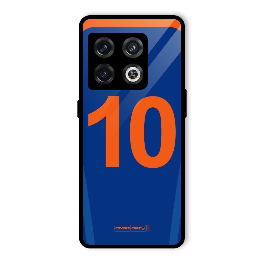 Blue Jersey Glass Back Case for OnePlus 10 Pro 5G