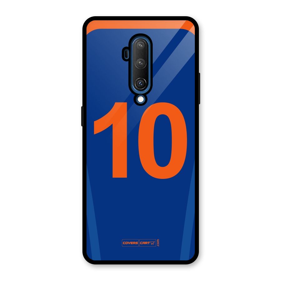 Blue Jersey Glass Back Case for OnePlus 7T Pro