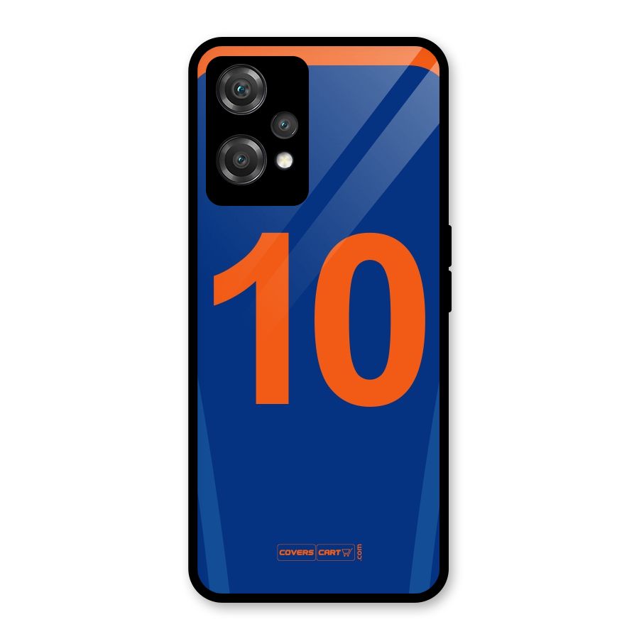 Blue Jersey Glass Back Case for OnePlus Nord CE 2 Lite 5G
