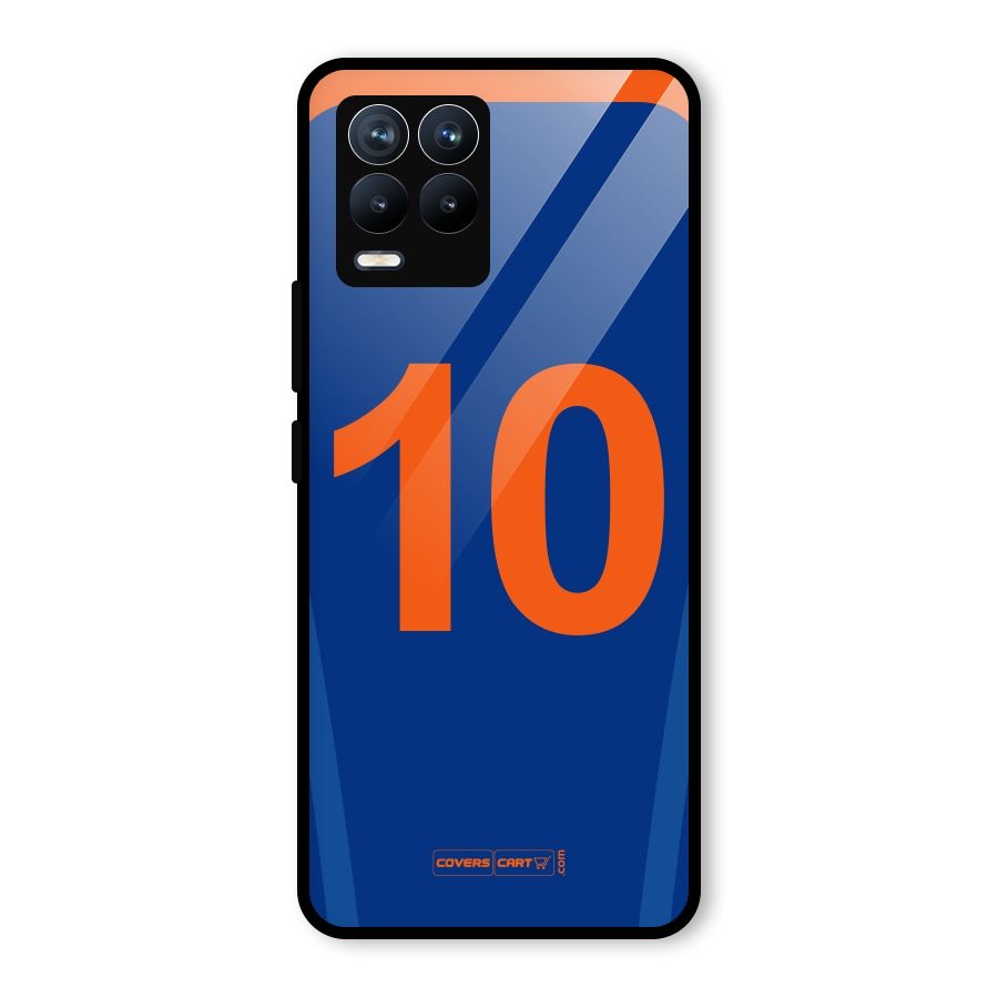 Blue Jersey Glass Back Case for Realme 8