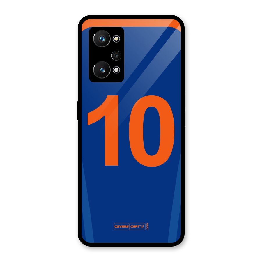 Blue Jersey Glass Back Case for Realme GT Neo 3T