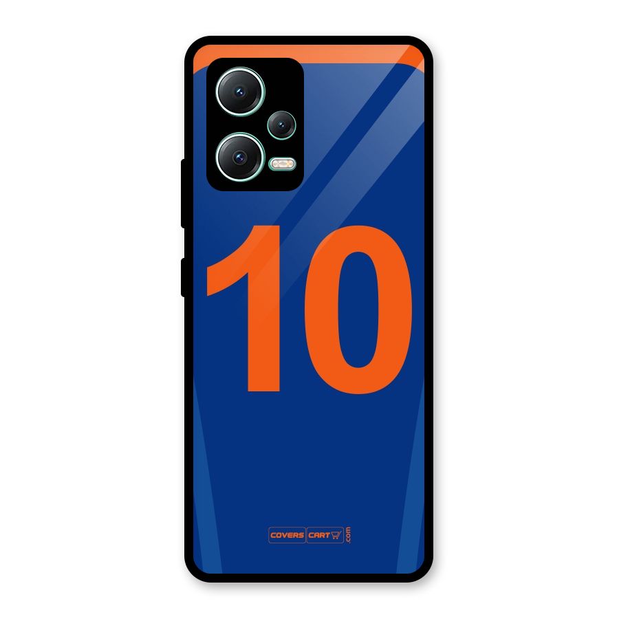 Blue Jersey Glass Back Case for Redmi Note 12 5G