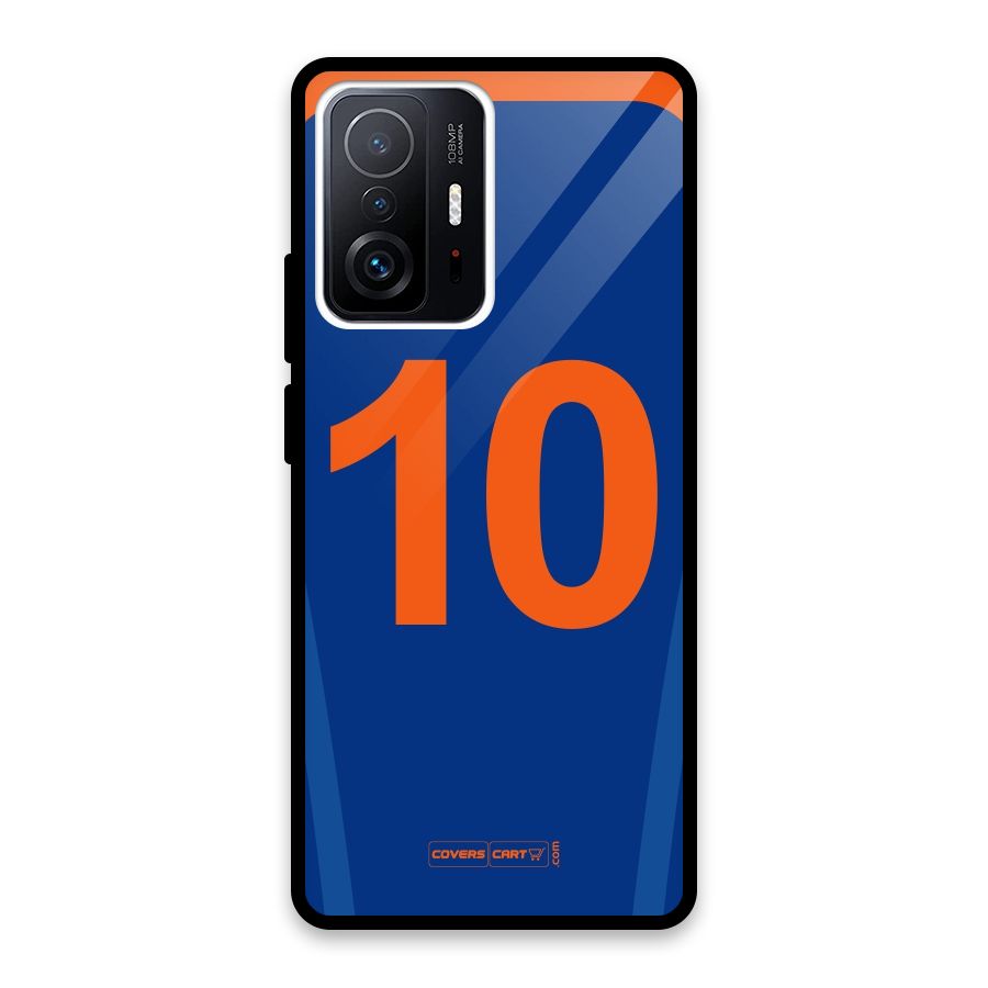 Blue Jersey Glass Back Case for Xiaomi 11T Pro