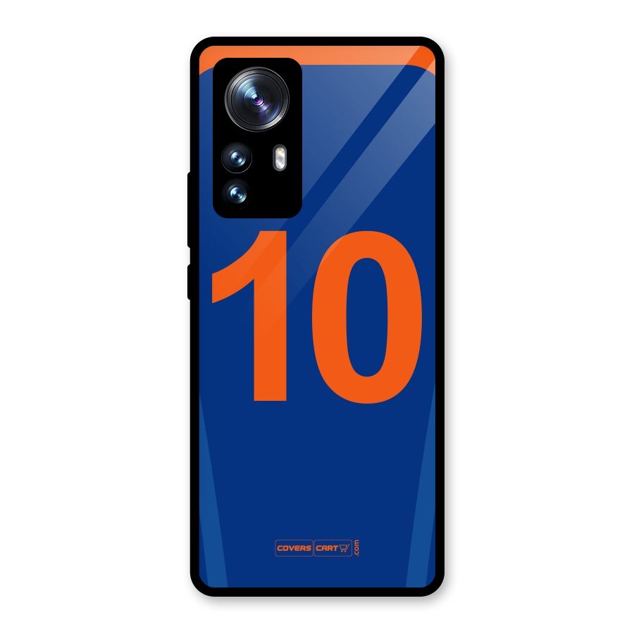 Blue Jersey Glass Back Case for Xiaomi 12 Pro