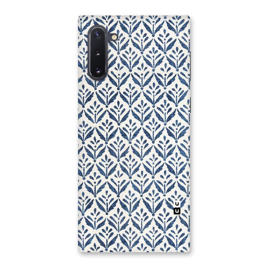 Blue Leaf Back Case for Galaxy Note 10
