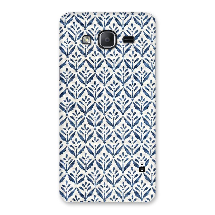 Blue Leaf Back Case for Galaxy On7 2015