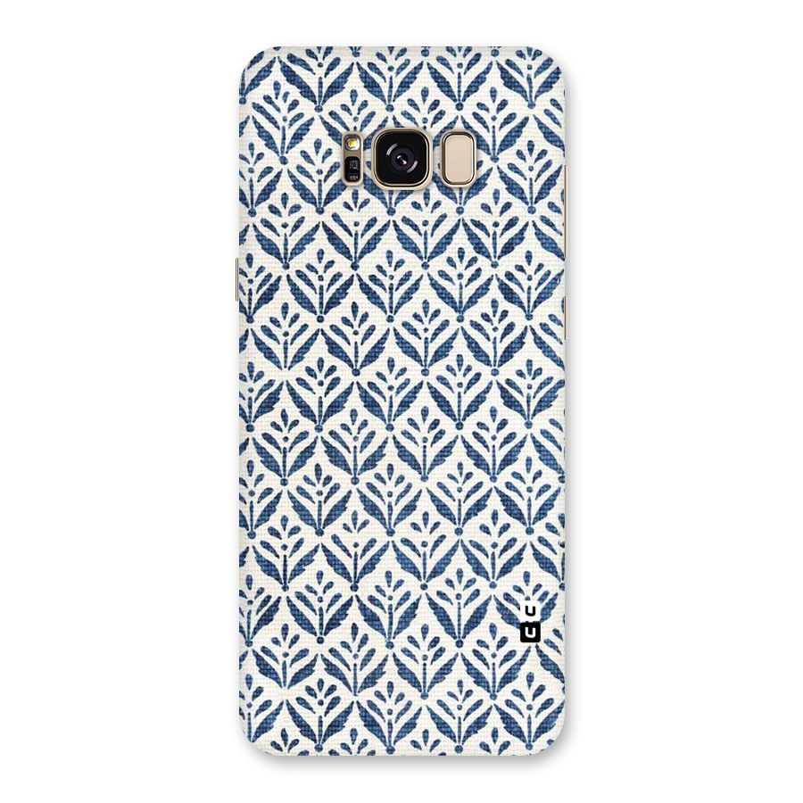 Blue Leaf Back Case for Galaxy S8 Plus