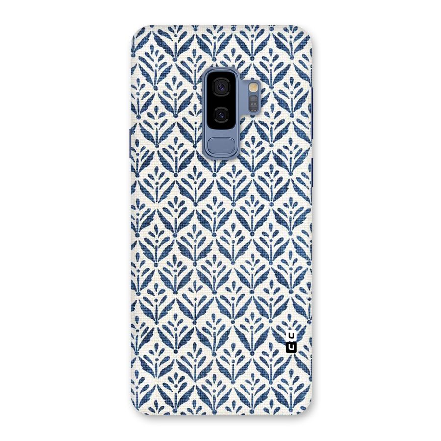 Blue Leaf Back Case for Galaxy S9 Plus