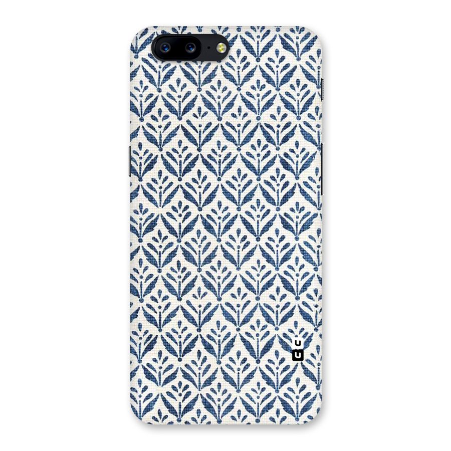 Blue Leaf Back Case for OnePlus 5