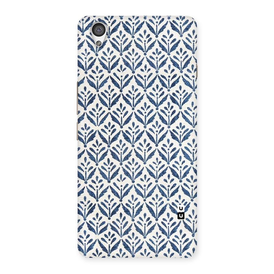 Blue Leaf Back Case for OnePlus X