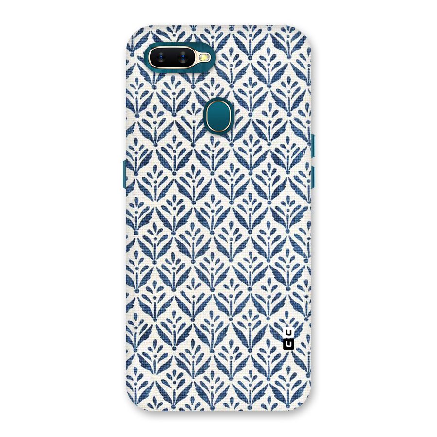 Blue Leaf Back Case for Oppo A11k