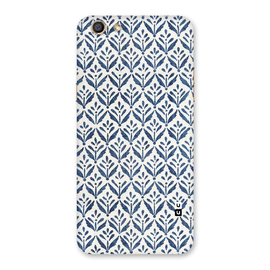 Blue Leaf Back Case for Oppo F3