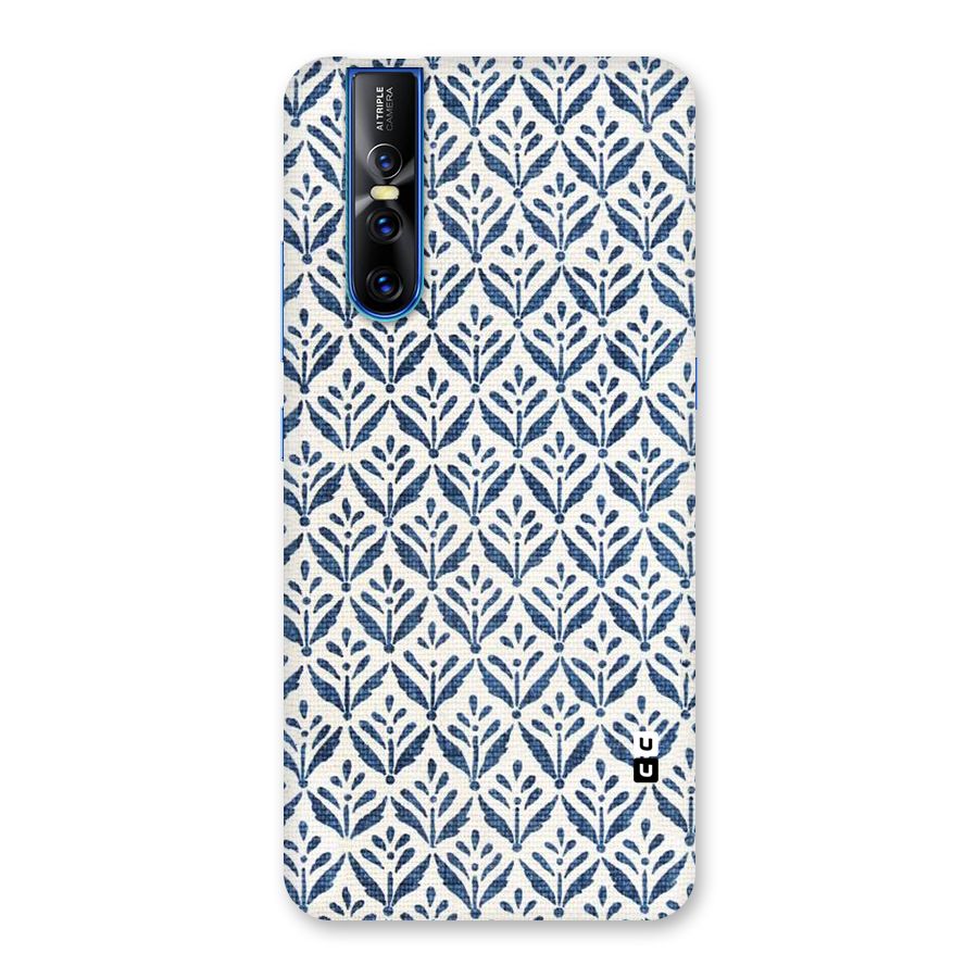 Blue Leaf Back Case for Vivo V15 Pro