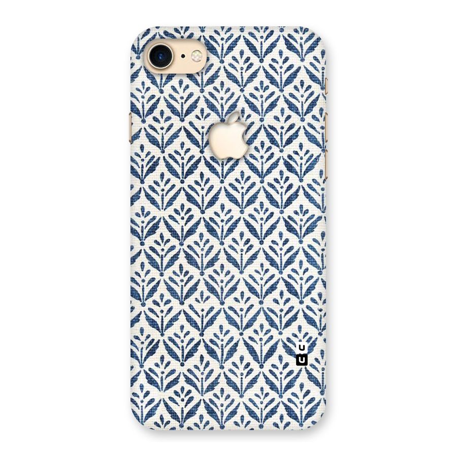 Blue Leaf Back Case for iPhone 7 Apple Cut