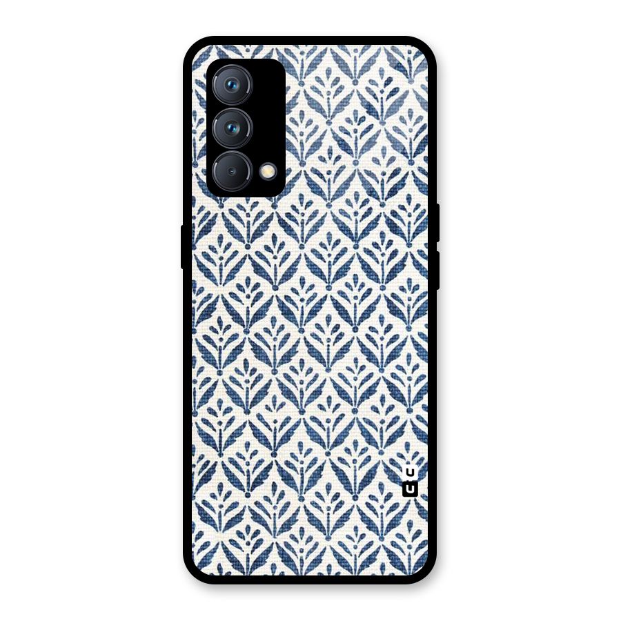 Blue Leaf Glass Back Case for Realme GT Master Edition
