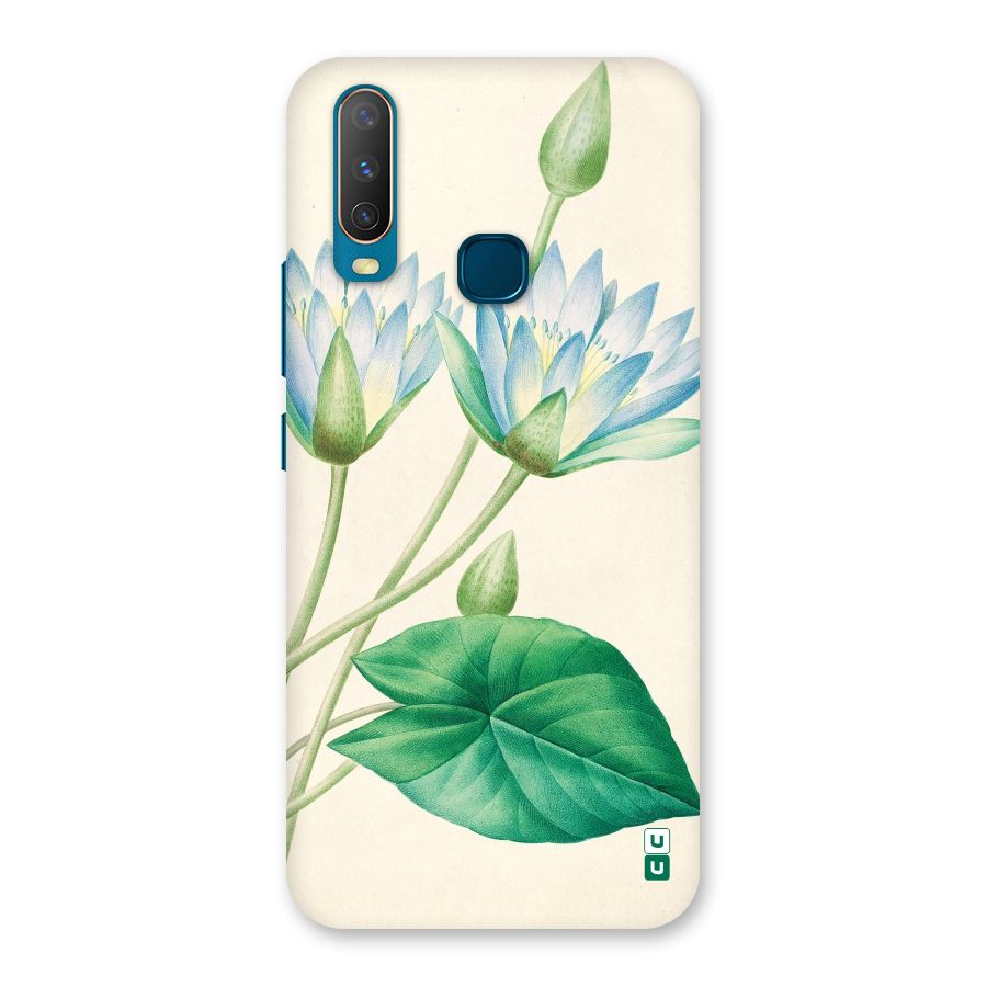 Blue Lotus Back Case for Vivo Y12