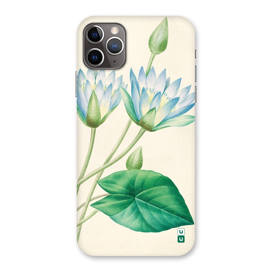 Blue Lotus Back Case for iPhone 11 Pro Max