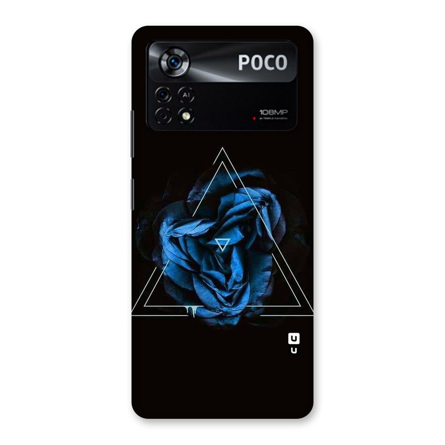 Blue Magic Triangle Back Case for Poco X4 Pro 5G