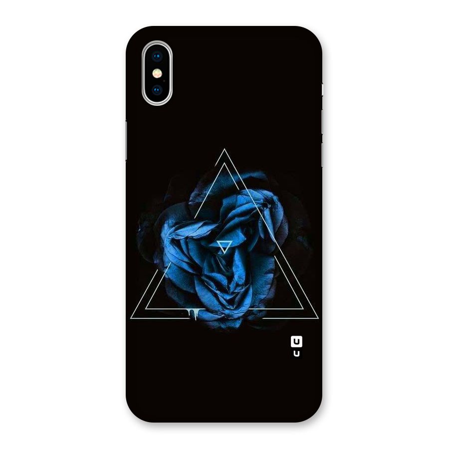 Blue Magic Triangle Back Case for iPhone X