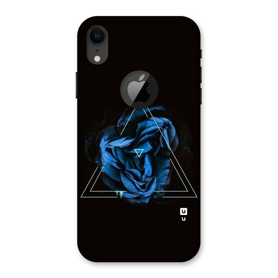 Blue Magic Triangle Back Case for iPhone XR Logo Cut