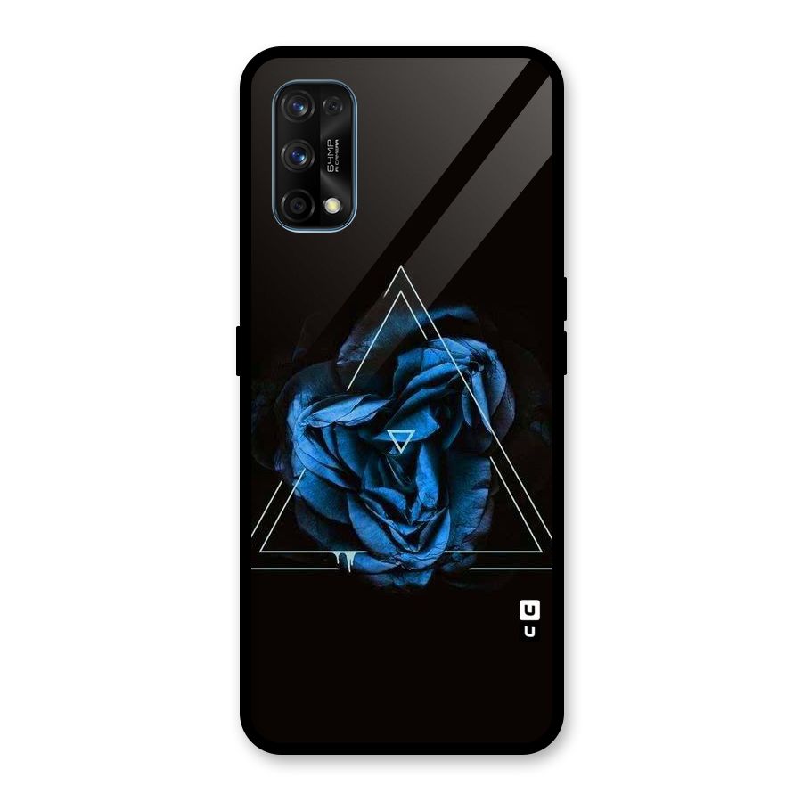 Blue Magic Triangle Glass Back Case for Realme 7 Pro