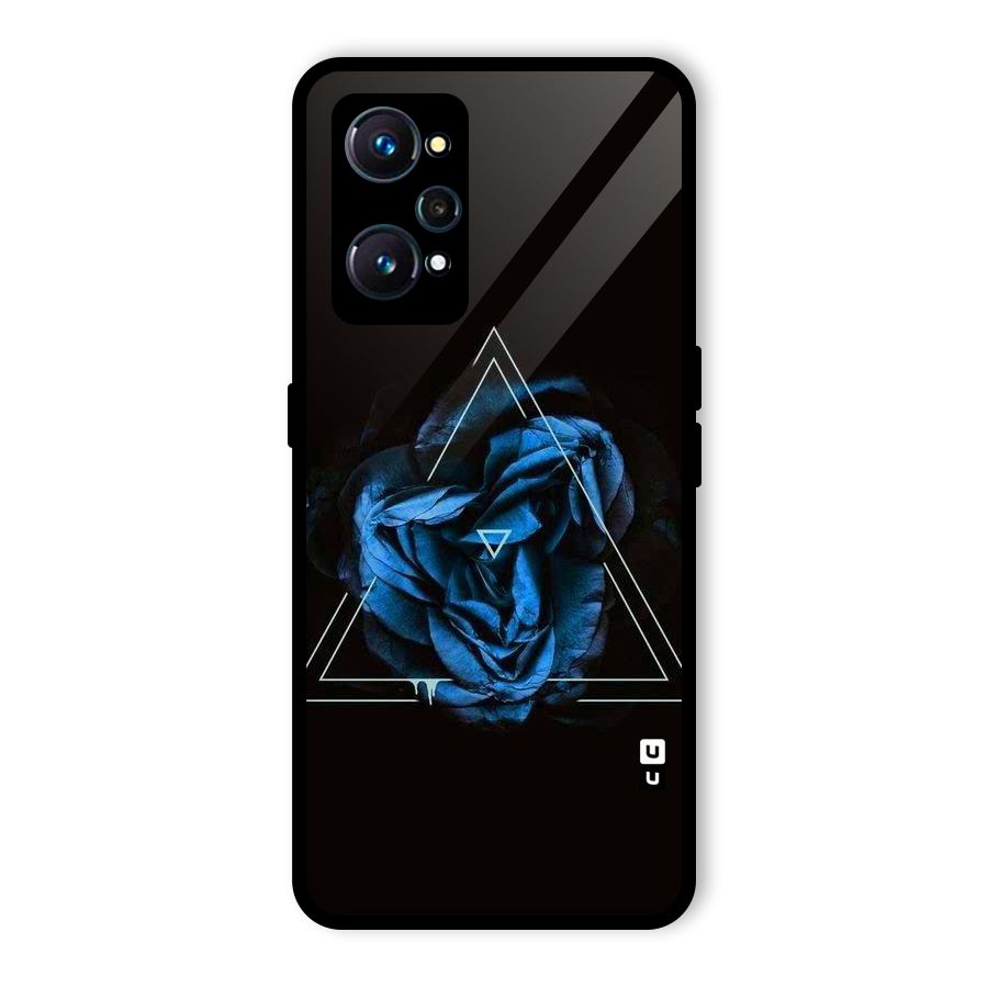 Blue Magic Triangle Glass Back Case for Realme GT 2