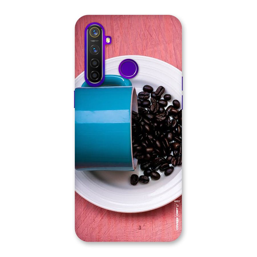 Blue Mug And Beans Back Case for Realme 5 Pro