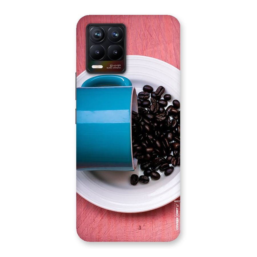 Blue Mug And Beans Back Case for Realme 8
