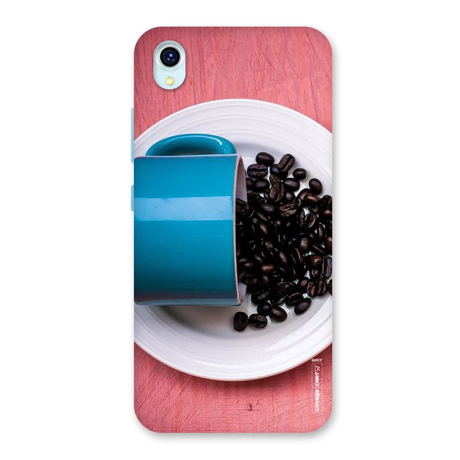 Blue Mug And Beans Back Case for Vivo Y1s