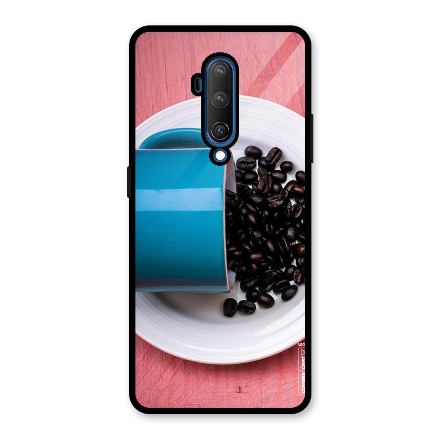 Blue Mug And Beans Glass Back Case for OnePlus 7T Pro