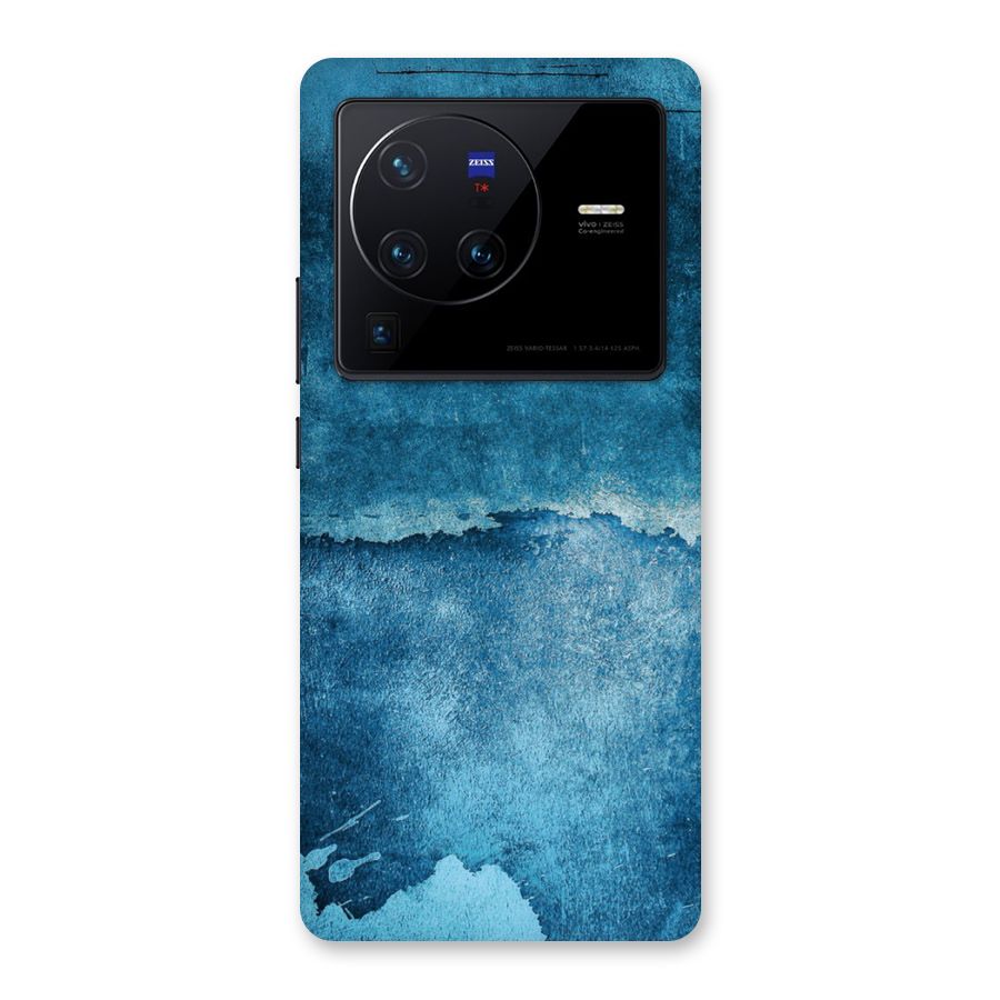 Blue Paint Wall Back Case for Vivo X80 Pro