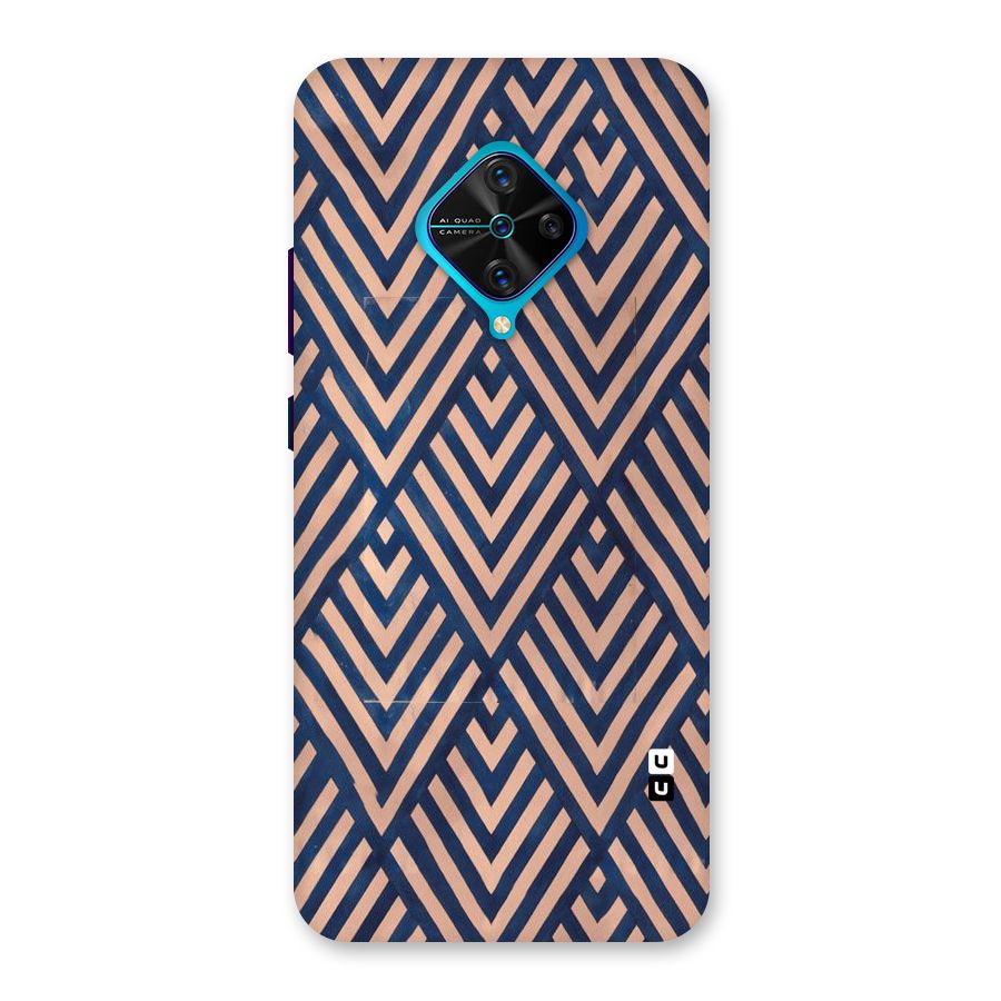 Blue Peach Back Case for Vivo S1 Pro