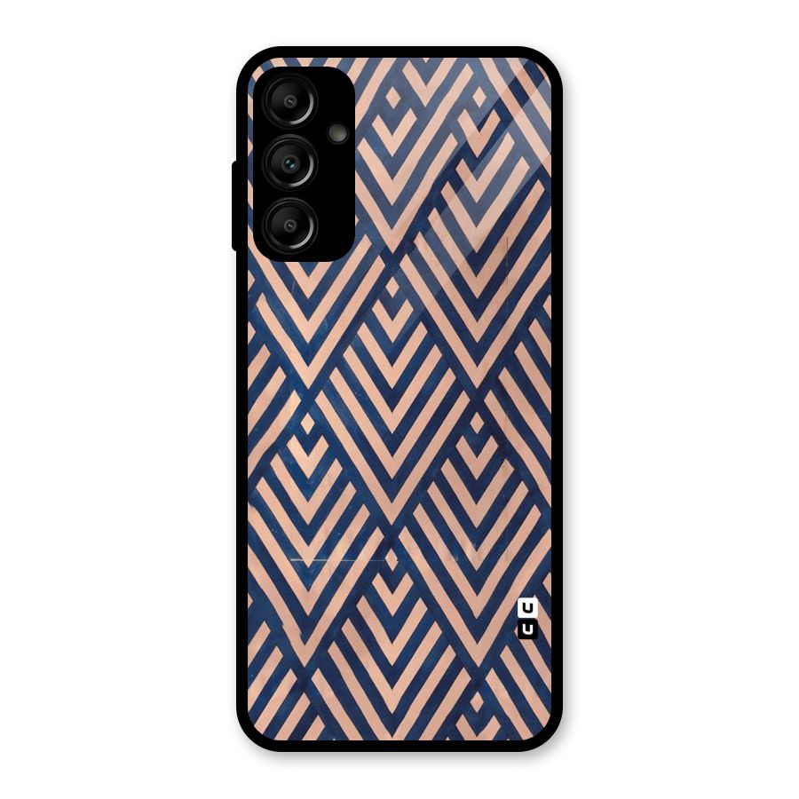 Blue Peach Glass Back Case for Galaxy A14 5G