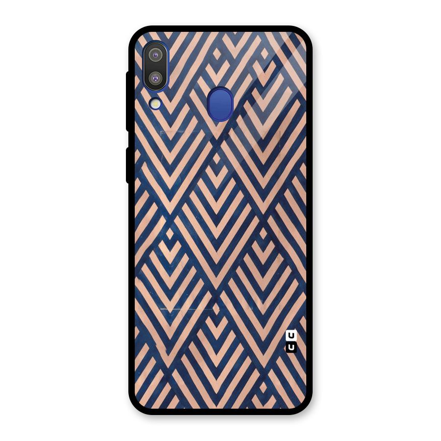Blue Peach Glass Back Case for Galaxy M20