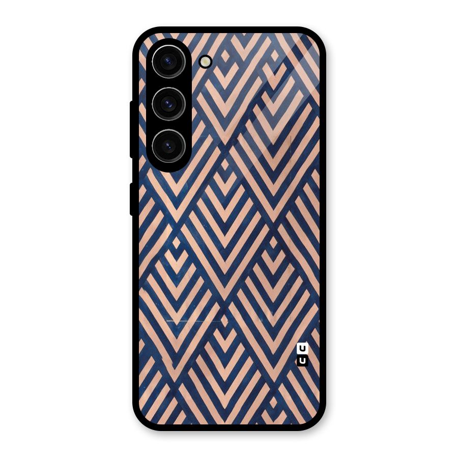 Blue Peach Glass Back Case for Galaxy S23